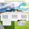 10 x 30 ft Heavy Duty Garden Event Canopy Outdoor Wedding Party Gazebo Tent with Removable Sides